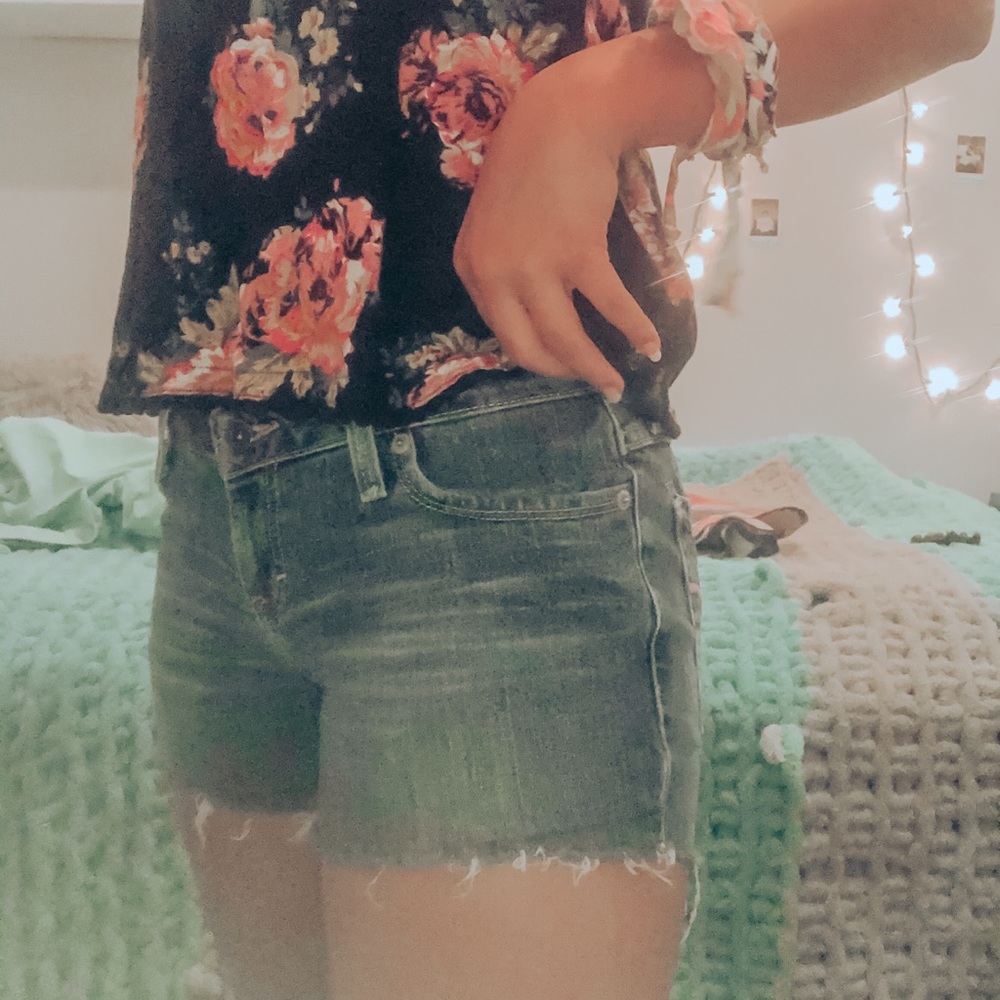 AE outfitters denim jean shorts